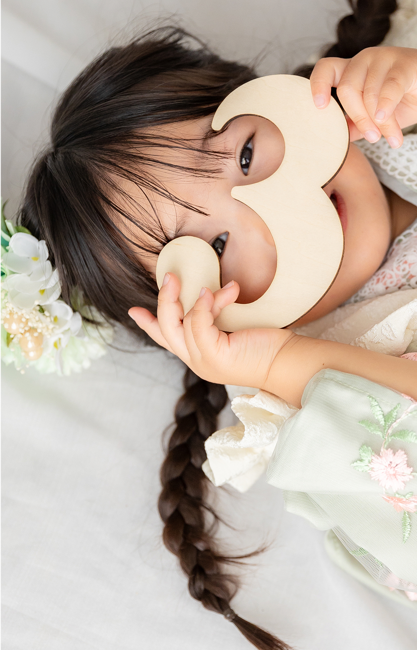 女の子の笑顔アップ写真